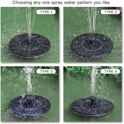 🌞💦 Solar Fountain Pump – Floating 7V 1.4W for Pool, Pond, Garden & Patio 🌿✨