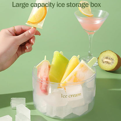 🍦❄️ Reusable DIY 8-Piece Ice Pop Mould – Create Your Own Frozen Treats!🍓🍋✨
