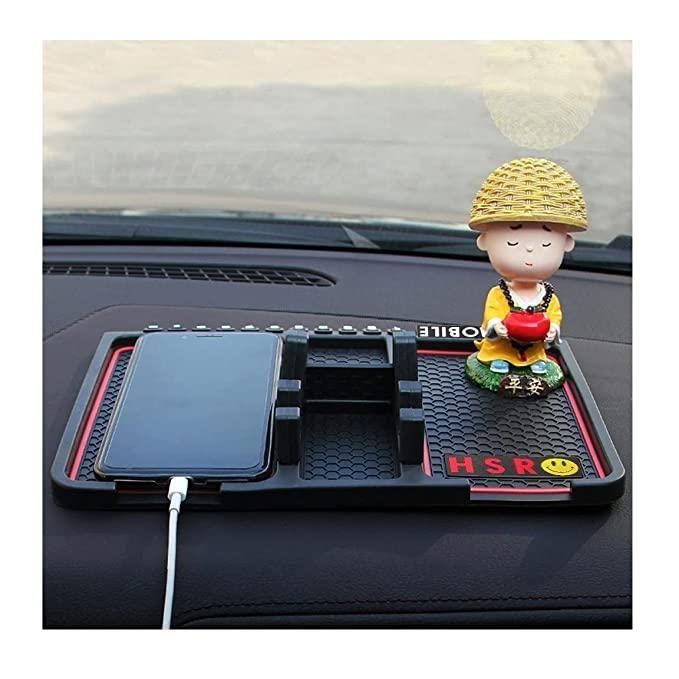 🚗📱 HSR Car Phone & GPS Holder – Anti-Slip Silicone Pad, Multi-Function Design!🛡️✨Holders for Car Dashboard