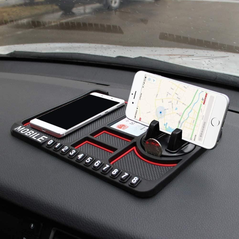 🚗📱 HSR Car Phone & GPS Holder – Anti-Slip Silicone Pad, Multi-Function Design!🛡️✨Holders for Car Dashboard