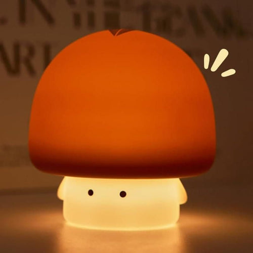 🍄✨ Mushroom Night Silicone Lamp – 🌙💡 Cute, Cozy & Magical Glow for Your Nights!🌈🏡