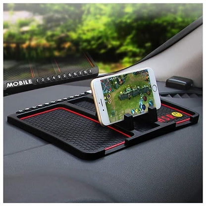 🚗📱 HSR Car Phone & GPS Holder – Anti-Slip Silicone Pad, Multi-Function Design!🛡️✨Holders for Car Dashboard