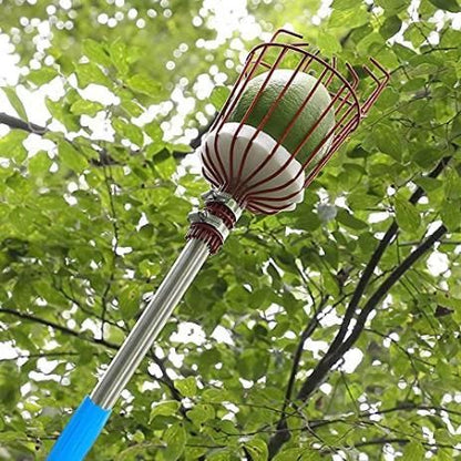 🍎✨ EasyReach Fruit Picker with Basket – Pick Fresh Without Climbing 🌿🧺